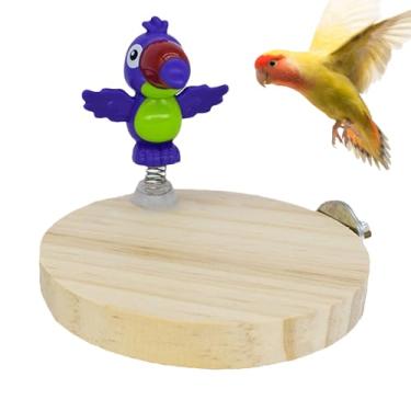 Imagem de Poleiros Para Papagaios - Suporte Para Poleiro De Ave,Brinquedo Natural Mastigável de Enriquecimento e Acessórios de para Aratinga, Galinha, Pombo em Ambiente Interno