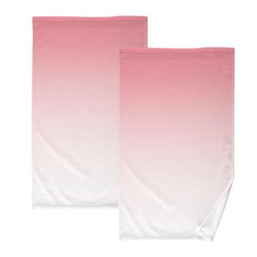 Imagem de Blush Horizon Glow-24 toalhas de banho de algodão 2 peças, toalhas de mão pequenas, toalhas de banho absorventes, toalhas de banho de secagem rápida, toalhas decorativas para banheiro, cozinha