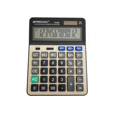 Imagem de CALCULADORA DE MESA Grande Procalc 12 DIG c/memoria de 129 passos