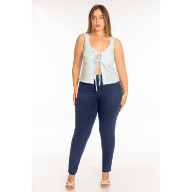 Imagem de Calça Jeans Skinny Midi Plus Size Biotipo Jeans - 30754
