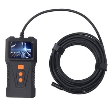 Imagem de Câmera de Endoscópio Com Câmera de Inspeção Leve e Endoscópica Industrial para Encanamento de Esgoto Automotivo, Câmera de Esgoto de Tela HD 2in HD P230 Com Cabo de 5m de 8 Mm