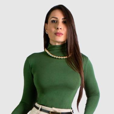 Imagem de Blusa Social Feminina Manga Longa Cacharrel Segunda Pele - Swiss Bouti