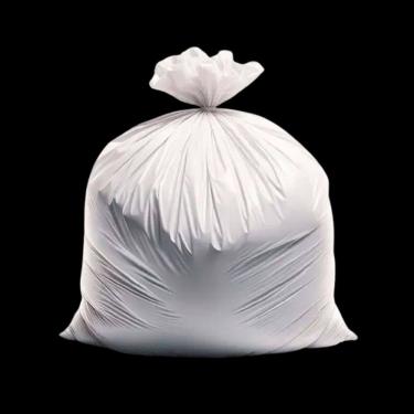 Imagem de Saco para Lixo Reforçado Branco 40L 72X75 Fardo com Aprox. 5Kg (85 unidades)