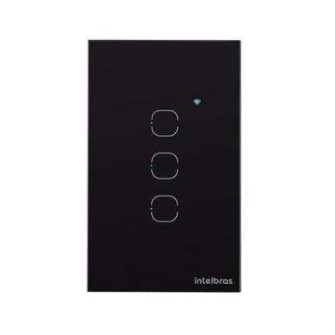 Imagem de Interruptor SMART Zigbee Touch 3 Preto EZS 1003 4850049 - Intelbras