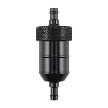 Imagem de Filtro de combustível de alumínio GOOFIT para mini bolsos, motocicleta, quadricicloGOOFIT preto M089-308