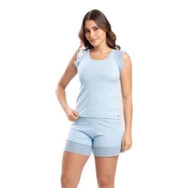 Imagem de Short Doll Flavia IMI  Pijama Feminino em Algodão Confortável para Dor