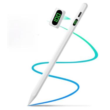 Imagem de Caneta Stylus para iPad, Apple Pencil com USB-C e Display LED de Energia, Carregamento Rápido, Compatível com Geração, iPad Pro12,9/11polegadas,Air 5/4/3,Mini 6/5,iPad10/9/8/7/6