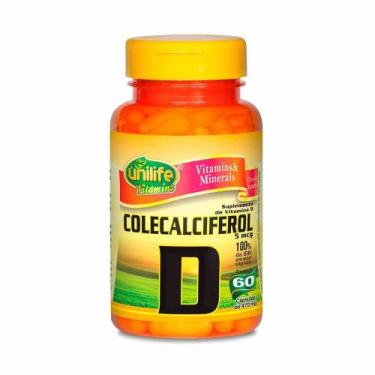 Imagem de Colecalciferol - Vitamina D 470mg 60 cáps - Unilife