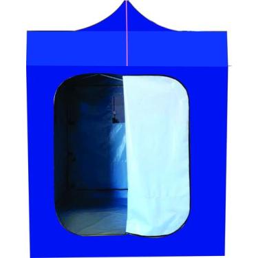 Imagem de Tenda Sanfonada Camping 3x3 PVC Vinílica - Goiania Tendas, Azul