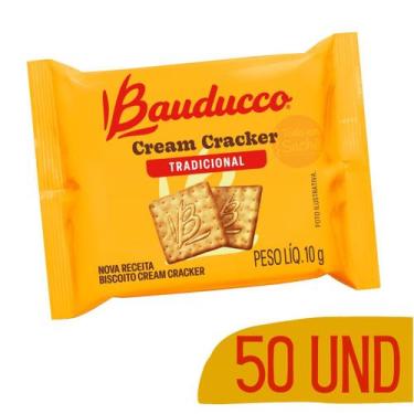 Imagem de Biscoito Bauducco Cream Cracker Tradicional 10g - 50 Un