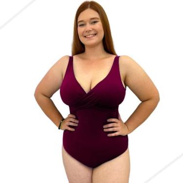 Imagem de Maiô, Body Feminino Plus Bicolor Chapa Barriga Com Bojo Neon - HYPE MO