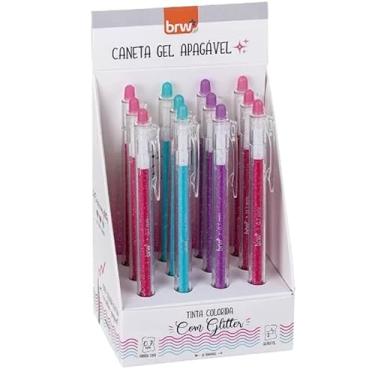 Imagem de Brw - Caneta Esf 0.7Mm Gel Divert Glitter Apagavel Brw Ca0203