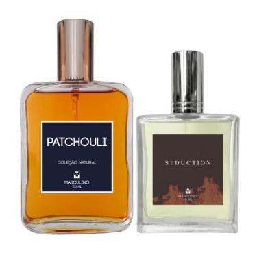 Imagem de Kit Perfume Masculino Patchouli 100ml + Seduction 50ml - Essência do B