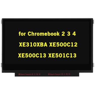 Imagem de GBOLE Tela De Substituição De 11,6" Para Samsung Chromebook 2 3 4 Xe310Xba Xe500C13 Xe501C13 Xe310Xba-K01Us Xe500C13-K02Us Xe500C13-K01Us Xe500C13-K04Us Hd 1366X768 30 Pinos Led Lcd Painel De Tela