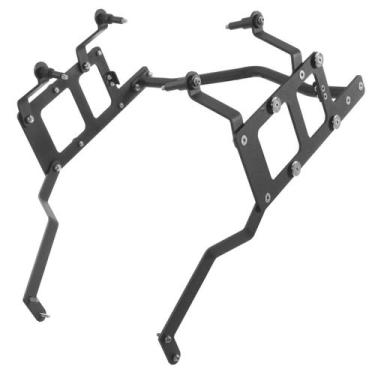 Imagem de Suporte baú lateral super adventure chapa mt-09 tracer 2017/18, PRETO,