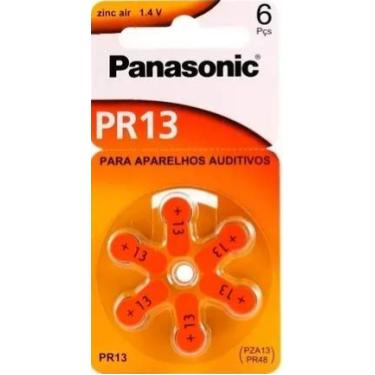 Imagem de Pilhas Baterias para aparelhos Auditivo A13 tipo Panasonic kitcom 10 cartela= 60 uns