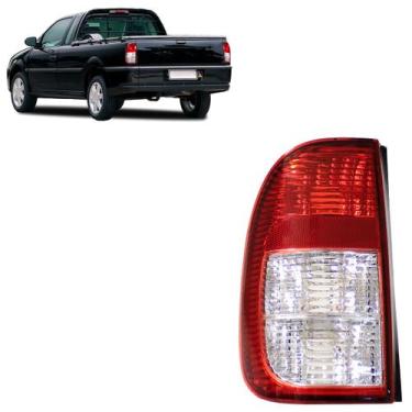 Imagem de Lanterna Traseira Saveiro G3 2000 2001 2002 2003 2004 2005 Bicolor Est