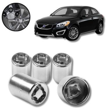 Imagem de Kit 6CRA Parafuso Porca Antifurto Roda Volvo C30 Todos - Rodafuso