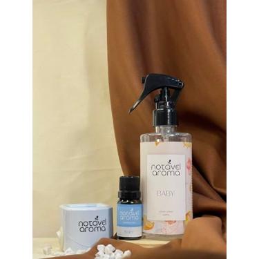 Imagem de Kit Home Spray Aromatizador Difusor Eletrico Essencia Concentrada 10ml (BRANCO, BABY)
