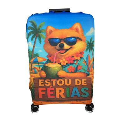 Imagem de Capa Para Mala Viagem Bagagem Segura Estanpada Pet Cachorro - Loilu, E