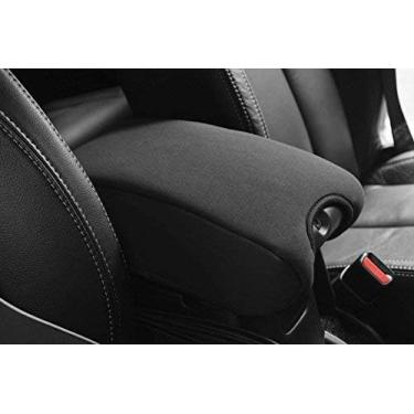 Imagem de DEDC Capa para apoio de braço de console central de neoprene para Jeep Wrangler JK Sahara Sport Rubicon X & Unlimited 2011 2012 2013 2014 2015 2016 2017 Preto