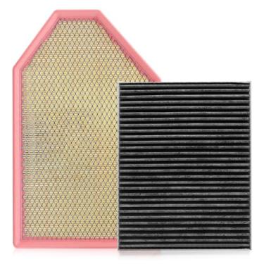 Imagem de KEQGPCBE Filtro de ar da cabine do motor Comb para Dodge Charger 2023 2022 2021 2020 2019 2018 2017 2016 2015 2014 2013 2012 2011