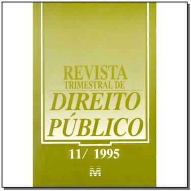 Imagem de Revista Trimestral De Direito Publico Ed. 11