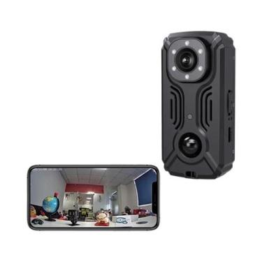 Imagem de HD 1080P Mini PIR Câmera Corporal De Vídeo Com Clipe Traseiro Ativado 
