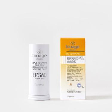 Imagem de Protetor Solar em Base Stick FPS60 com Vitamina D-like Bege 17g - Bioa