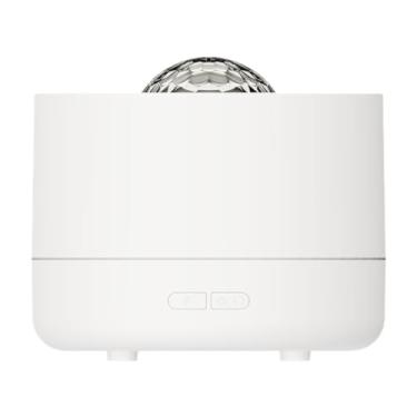 Imagem de Ioensy Umidificador de ar com projetor de, luz atmosférica colorida, multiuso, presente de aniversário, difusor de aromas para viagens, estúdio de, Branco