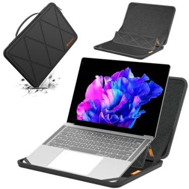 Imagem de Smatree MS50 Capa protetora rígida EVA com suporte compatível com Acer Aspire 14 de 14 polegadas, para Acer Swift Go 14-SFG14-71T/71, para Acer Aspire Lite 14 AL14-31P-C0S2, para Acer TravelMate P6