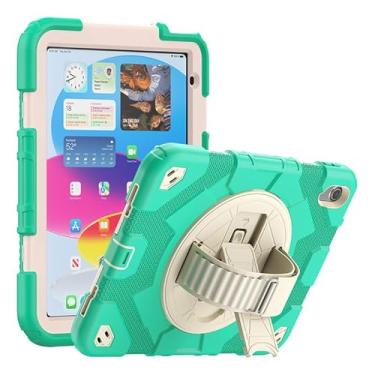 Imagem de Capa Com Alça Giratória E Suporte Para Samsung TAB S9 FE 10.9polegadas X510/X516B ou Tab S9 11polegadas 2023 (com slot para caneta de sucção)