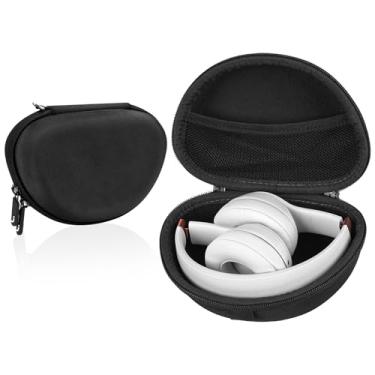 Imagem de Linkidea Estojo De Transporte Para Fones Ouvido Beats Solo3, Solo2, Sem Fio Supra-Auriculares/Bolsa Rígida/Bolsa Protetora Viagem Com Cabo Espaço, Carregador E Acessórios