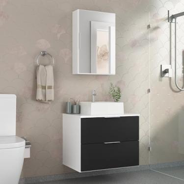 Imagem de CONJUNTO RUBI 60CM Branco Preto