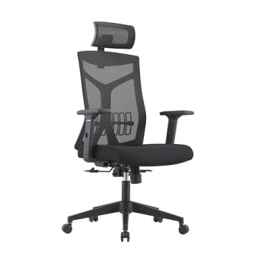 Imagem de Fratini Cadeira de Escritório Office Lugano Preta Executiva Confortável Elegante