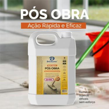 Imagem de Super Limpador Pós Obra Ácido Para Pisos Porcelanatos E Cerâmicos 5 Li
