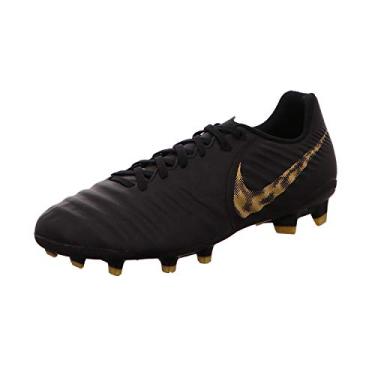 Imagem de T nis masculino Nike Legend 7 Academy FG, Black/ Mtlc Vivid Gold, 7.5