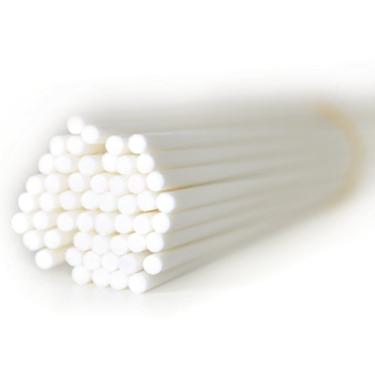 Imagem de Palitos de refil Ougual 50 peças de difusor de palheta de fibra para fragrância de aroma, Branco, 12"x3.5mm