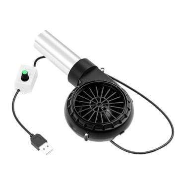 Imagem de Whtkoph Churrasqueira, Ferramenta de Fole de Fogo, Soprador de Fogão Multiuso, Soprador de Ar para Churrasco, Ferramenta de Grelha para Churrasqueira Interna, Ajustável, Tamanho real