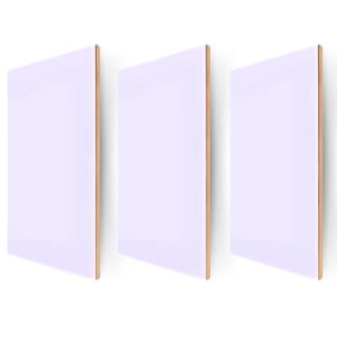 Imagem de Kit 3 Chapas MDF Multiuso Tampo Madeira Recorte 60x90cm Branco