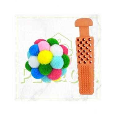 Imagem de Brinquedos para Cães Pequenos Monte Seu Próprio Kit - NoBrand, Coral