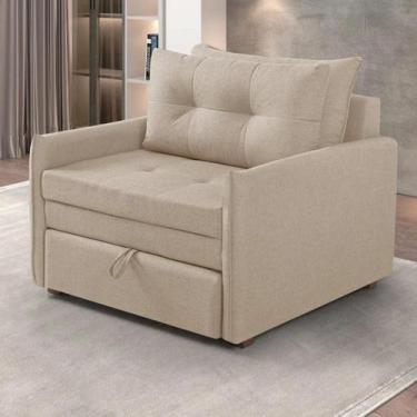 Imagem de Poltrona Cama Solteiro Mona 95cm X 90cm Gustavo Decor