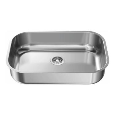 Imagem de Cuba Cozinha 56x35x17 Polida N2 Prof.170 Alto Brilho C/ valvula 3 1/2 GhelPlus Brilho P...