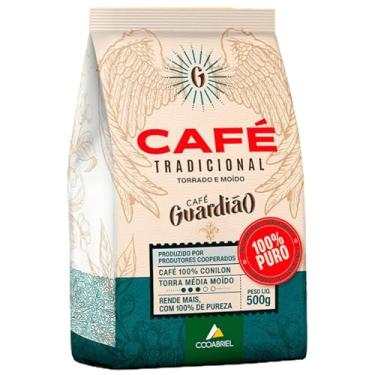 Imagem de Café Tradicional Torrado E Moído 500 gramas Guardião 100% Conilon