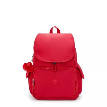 Imagem de Kipling Mochila feminina urbana pequena, leve e versátil, bolsa, Vermelho Rouge, Medium, Mochila feminina urbana pequena, leve e versátil, bolsa