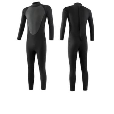 Imagem de Roupa de Mergulho 3mm Neoprene, Traje Completo para Esportes Aquáticos, Preto (XXXL)