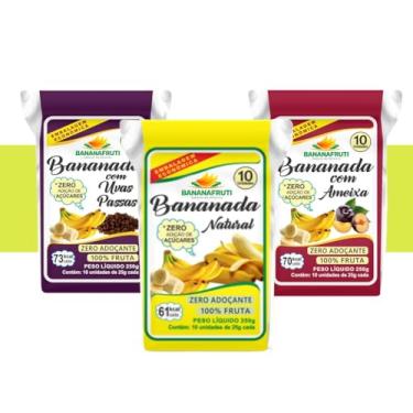 Imagem de Bananada Zero Açúcar Natural - Bananafruti - 250 g