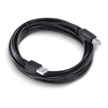 Imagem de Cabo Para Impressora Usb A 2.0 Macho Para Usb B 2.0 Macho 28awg Puro Cobre 3 Metros - Puabm2-3