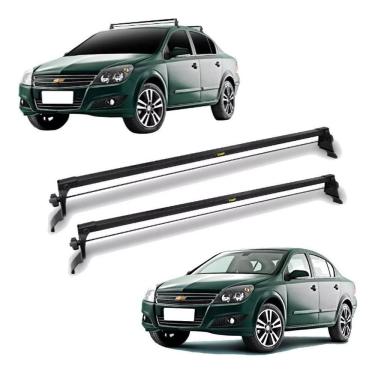 Imagem de Rack Teto Modelo Aço Vectra 2005 A 2011 Fixação Porta Preto