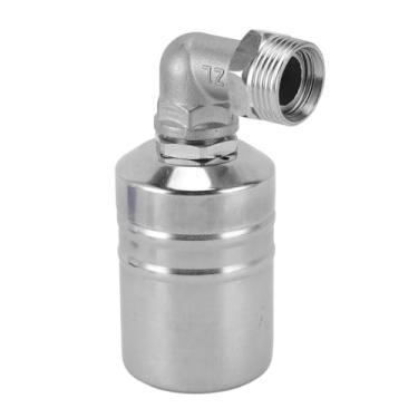 Imagem de VBESTLIFE Controlador de Válvula Flutuante de Bola de Aço Inoxidável de Aço Inoxidável Com Fita e Cotovelo de 1/2in e 1/2in a 3/4in Adaptador para Tanques de água